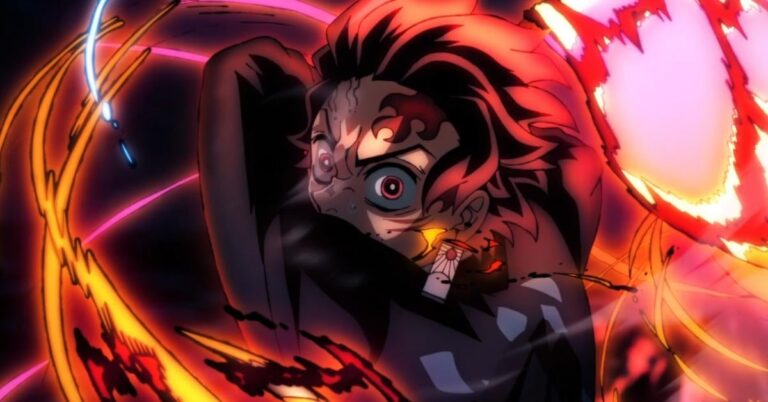Tanjiro latihan bersama Gyomei di pegunungan dalam arc Kimetsu no Yaiba 2025 Hashira Training