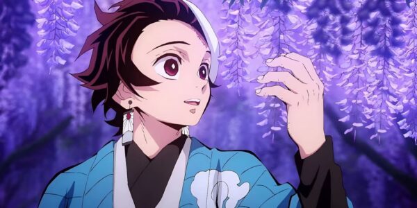 Tanjiro dan Hashira berdiri bersama dalam scene Demon Slayer Season 4