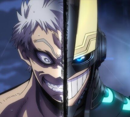 All Might berdiri di reruntuhan kota dalam poster anime movie 2025