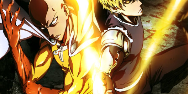 Saitama berdiri santai di atas reruntuhan markas monster dalam One Punch Man Season 3 2025