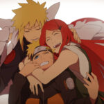 Naruto berdiri di bawah cahaya bulan bersama Minato dan Kushina dari dunia alternatif — Naruto Road of the Ninja Remaster 2025