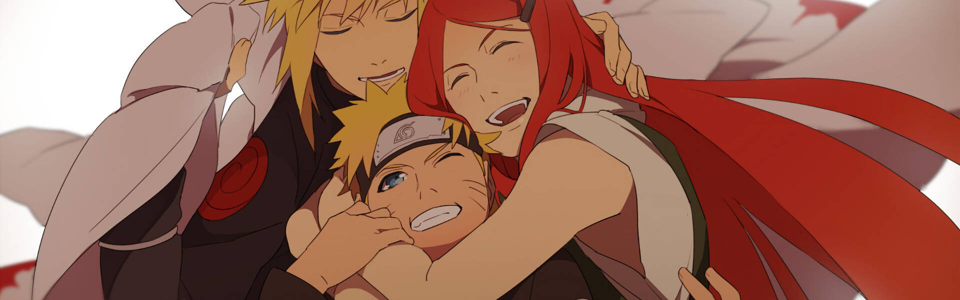 Naruto berdiri di bawah cahaya bulan bersama Minato dan Kushina dari dunia alternatif — Naruto Road of the Ninja Remaster 2025