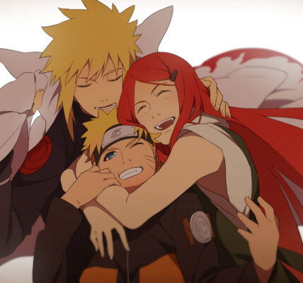 Naruto berdiri di bawah cahaya bulan bersama Minato dan Kushina dari dunia alternatif — Naruto Road of the Ninja Remaster 2025